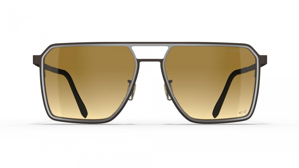 BLACKFIN BF1093 ROCKAWAY - SATIN SILVER/CORDOVAN BROWN 1847