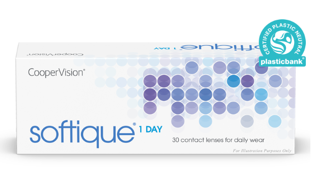 Softique® 1 day - Lente a contatto giornaliera entry-level ad alta permeabilità per i portatori che cercano praticità