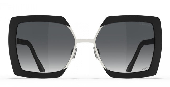 BLACKFIN BF1012 CRESCENT MOON - SHINY SILVER/BLACKFIN BLACK 1560