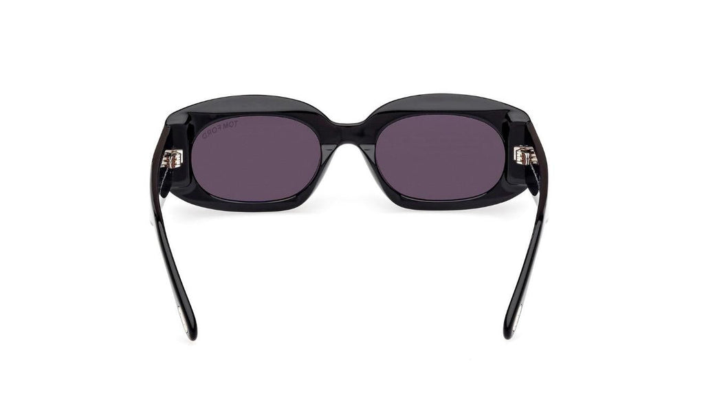TOM FORD CIELLE - OCCHIALI DA SOLE - GLOSSY BLACK SMOKE GRAY