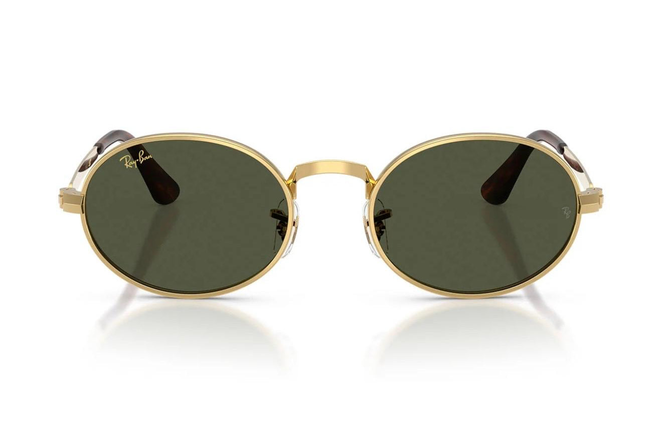 Ray-Ban Occhiali da Sole RB3931 001/31 x ASAP Rocky Oro Arista/Verde Unisex