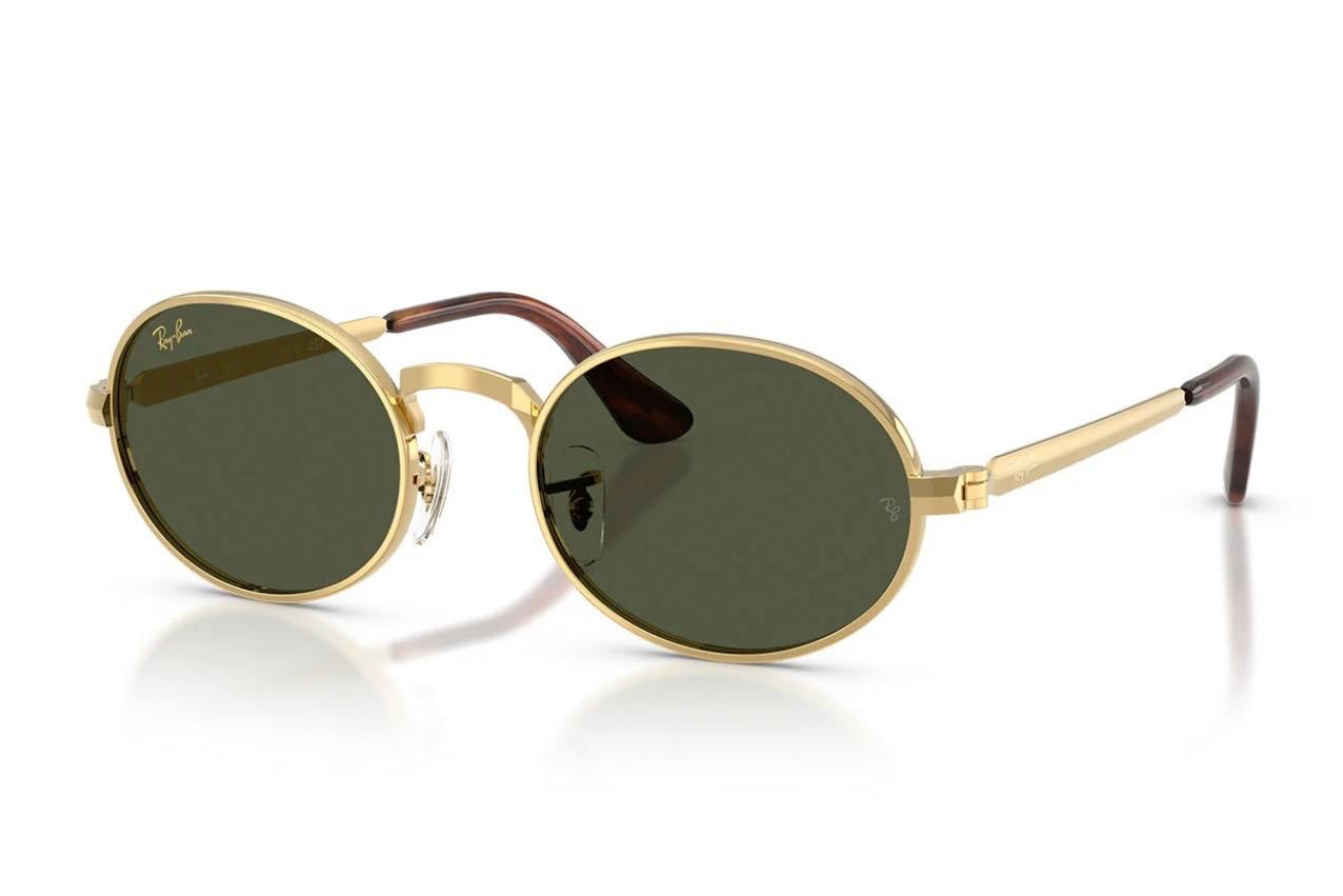 Ray-Ban Occhiali da Sole RB3931 001/31 x ASAP Rocky Oro Arista/Verde Unisex
