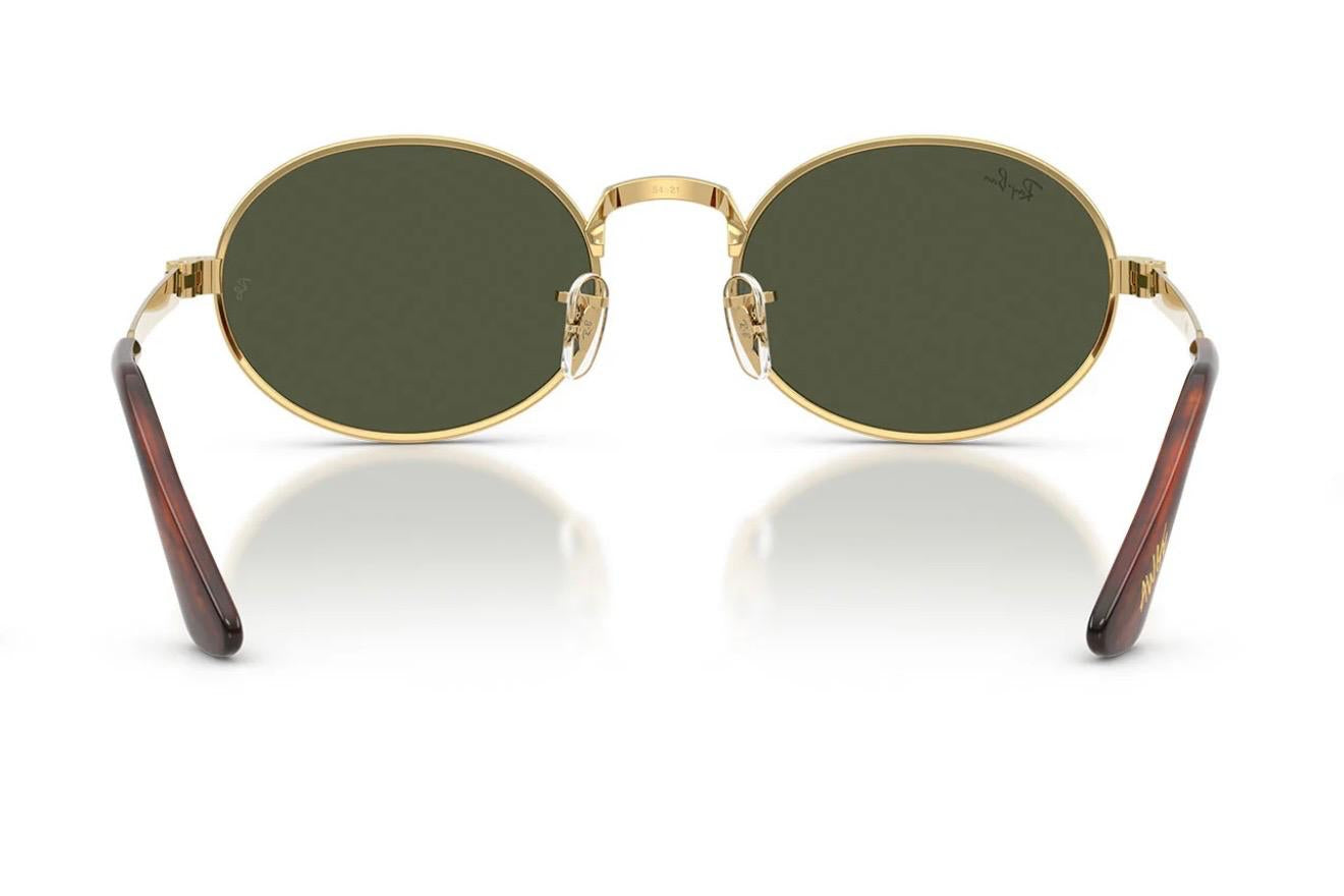 Ray-Ban Occhiali da Sole RB3931 001/31 x ASAP Rocky Oro Arista/Verde Unisex