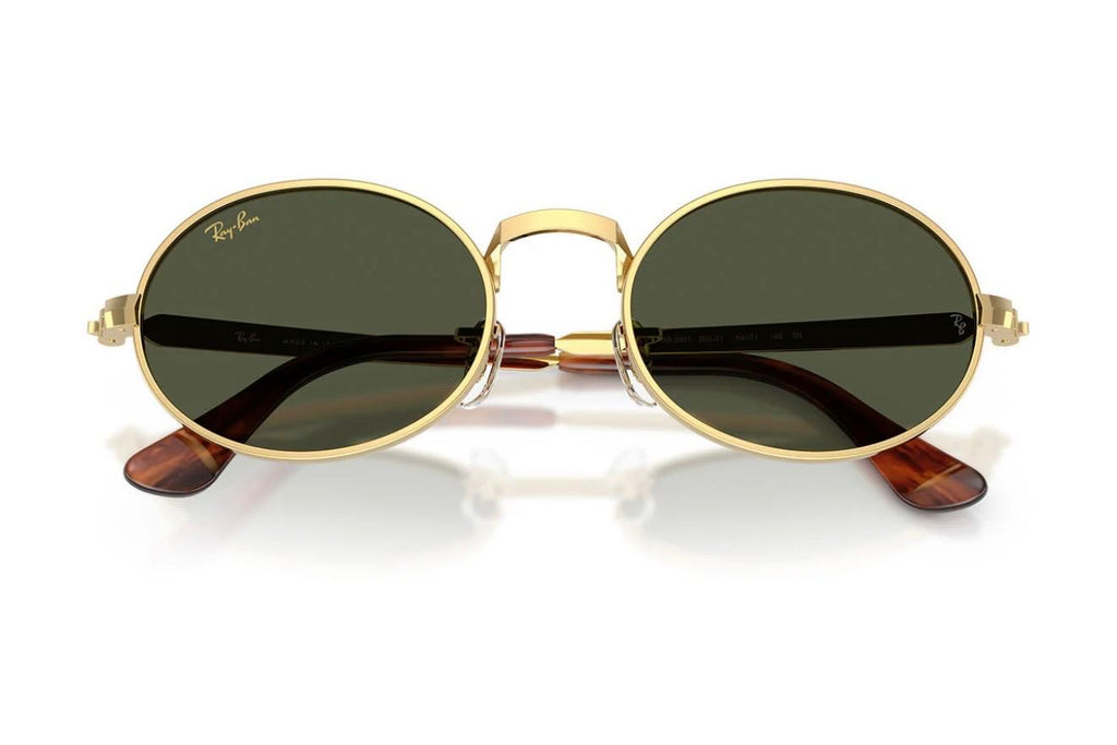 Ray-Ban Occhiali da Sole RB3931 001/31 x ASAP Rocky Oro Arista/Verde Unisex